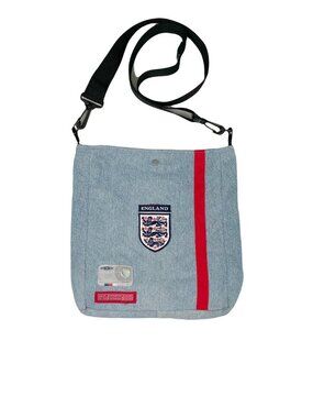 Rework Umbro England Denim Side Bag